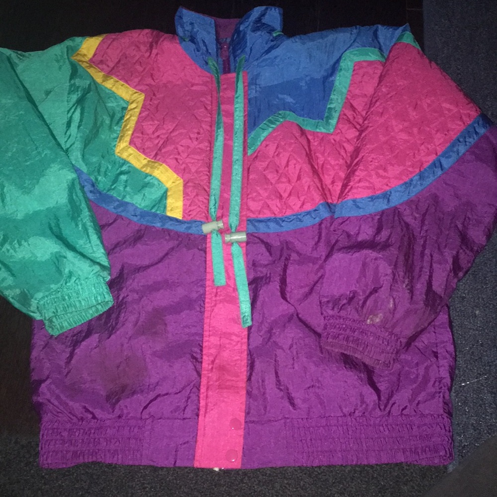 Vintage 90s colorblock jacket